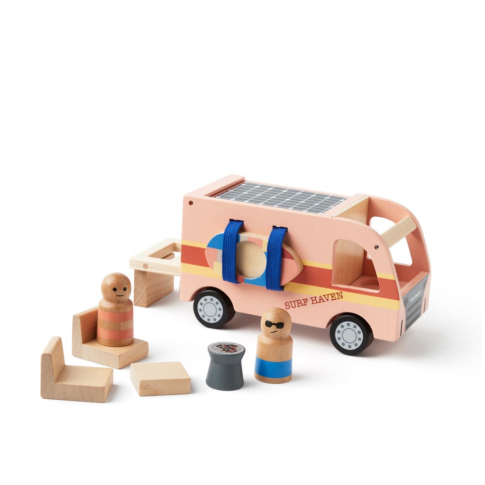 Wohnmobil-Spielset aus Holz