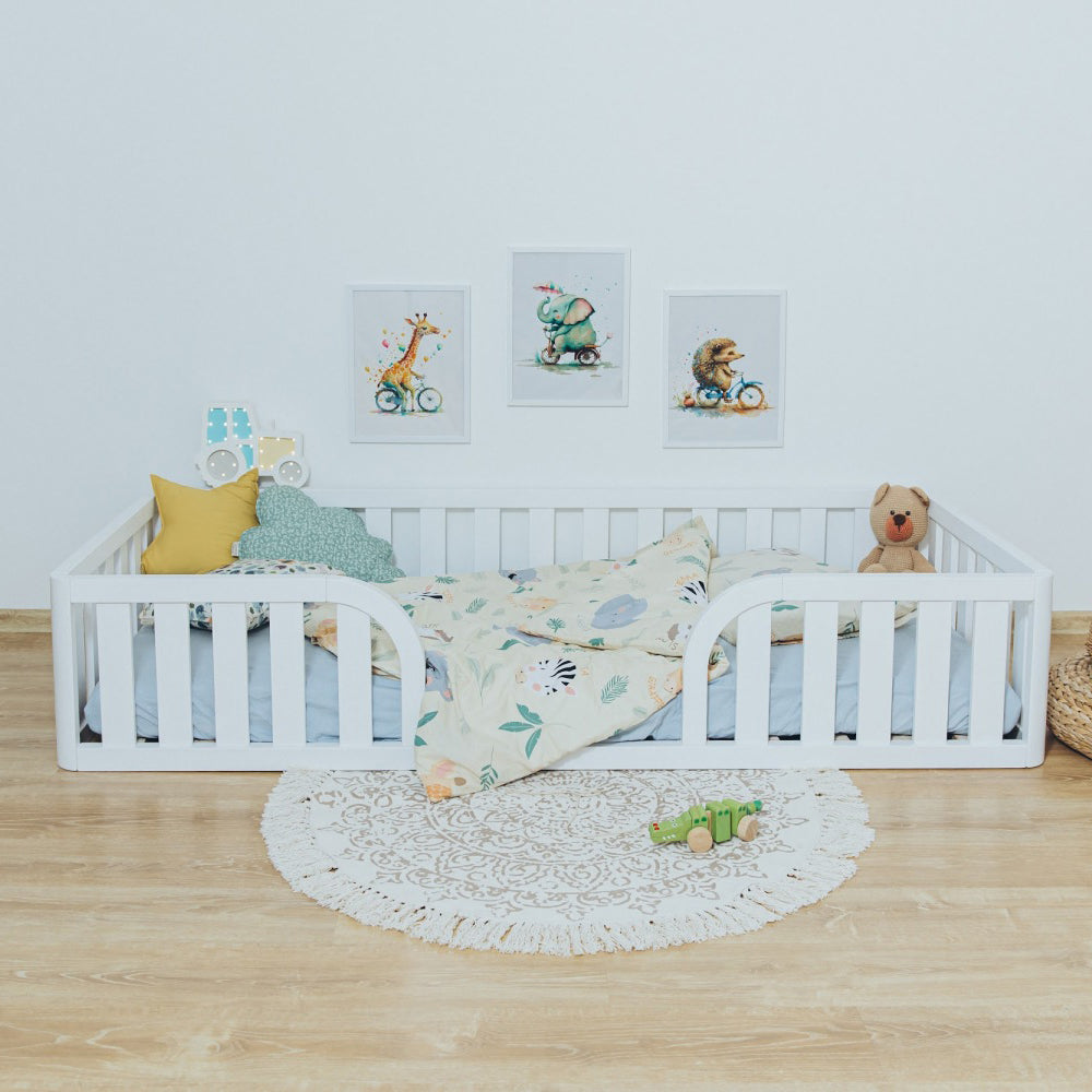 Bodenbett Oko mit mittigen Einstieg & doppeltem Rausfallschutz