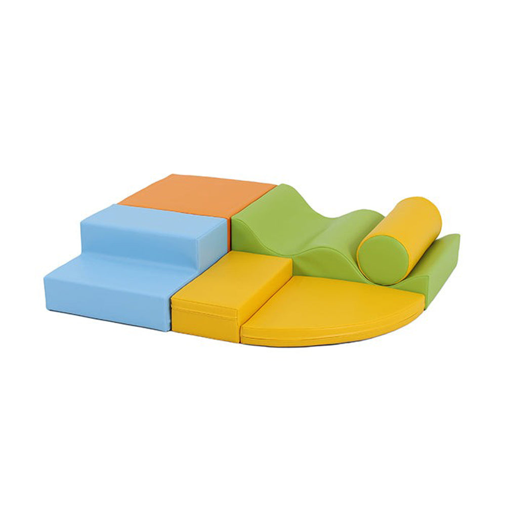 Motorikspielzeug Softblock Bausteinset 6 Teile, leichtes Multicolor