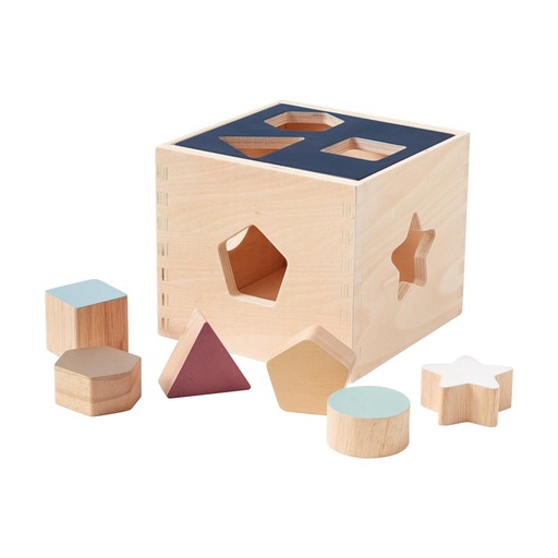 [KDS102091] Sortierbox-Spielset Steckspielzeug aus Holz