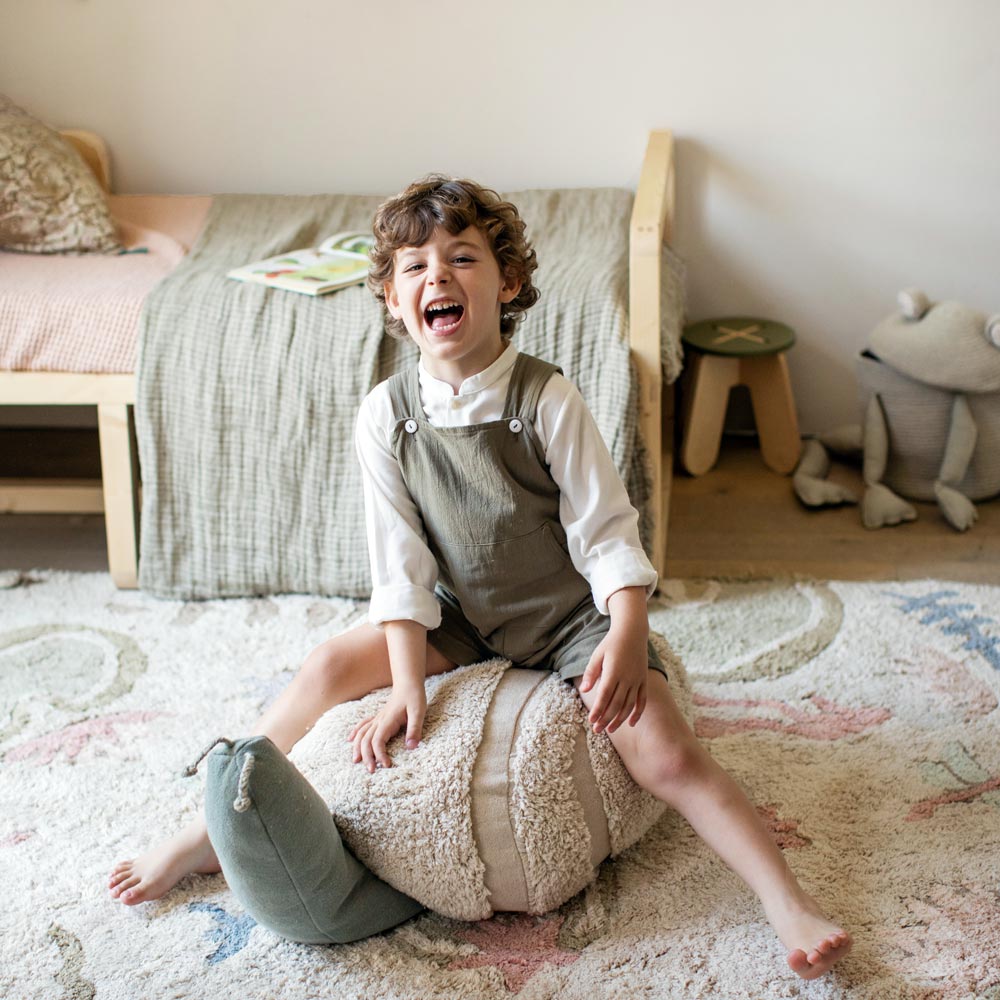 Pouf Mr. Snail zum Spielen & Sitzen