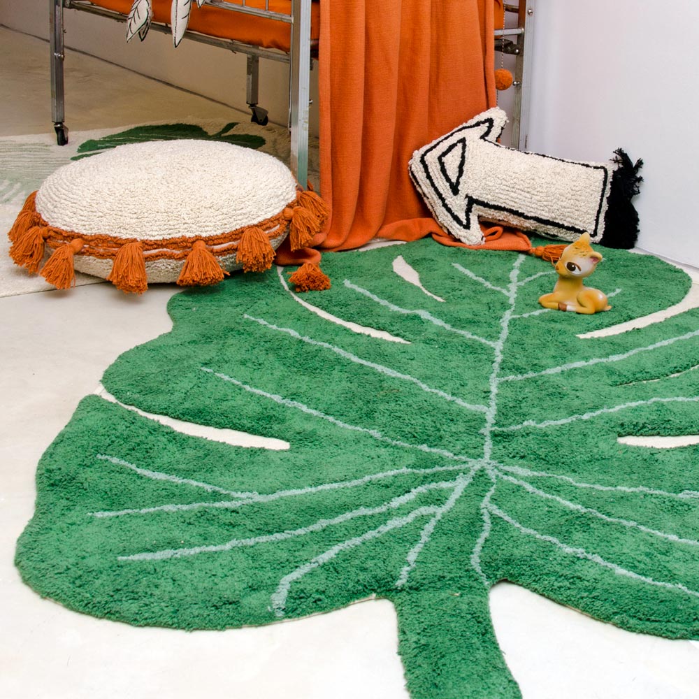Kinderteppich Monstera Blatt