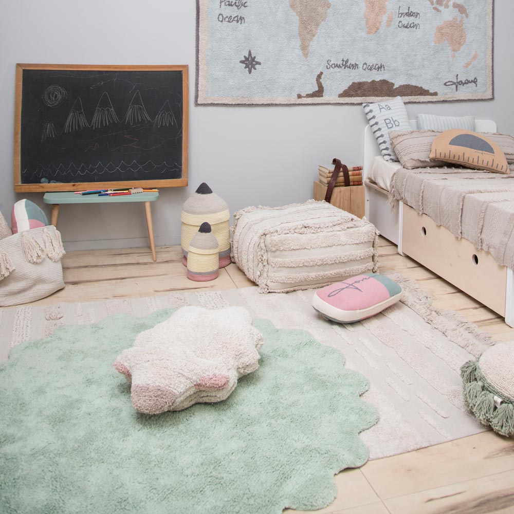 Kinderteppich Puffy Sheep 140 cm, maschinenwaschbar