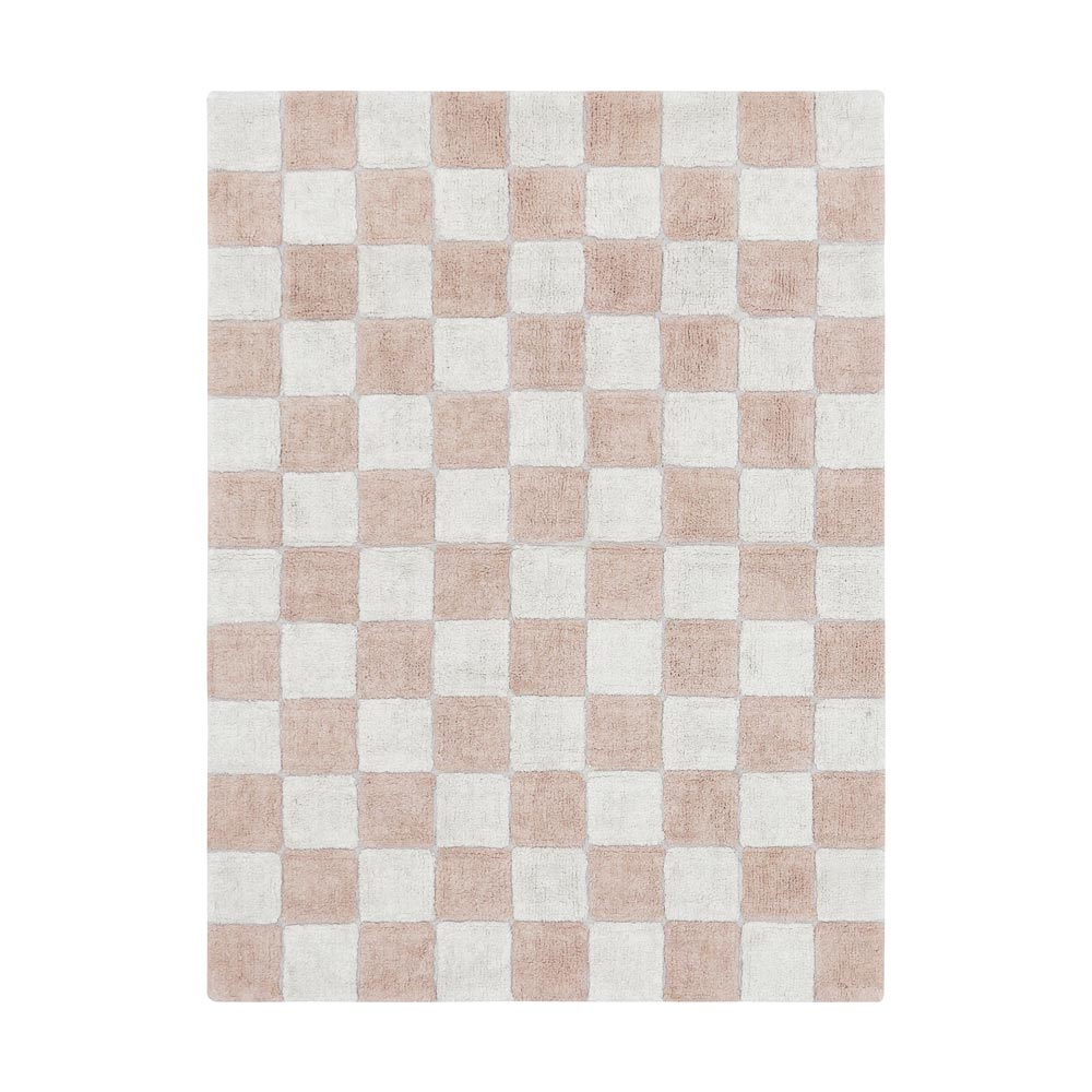 Kinderteppich Schachbrett 120 x 160 cm, maschinenwaschbar