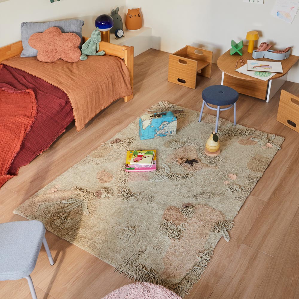 Spielteppich Mushroom Forest 120 x 160 cm, maschinenwaschbar