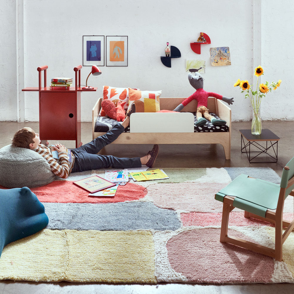 Wollteppich Abstract Art 240 x 170 cm, maschinenwaschbar