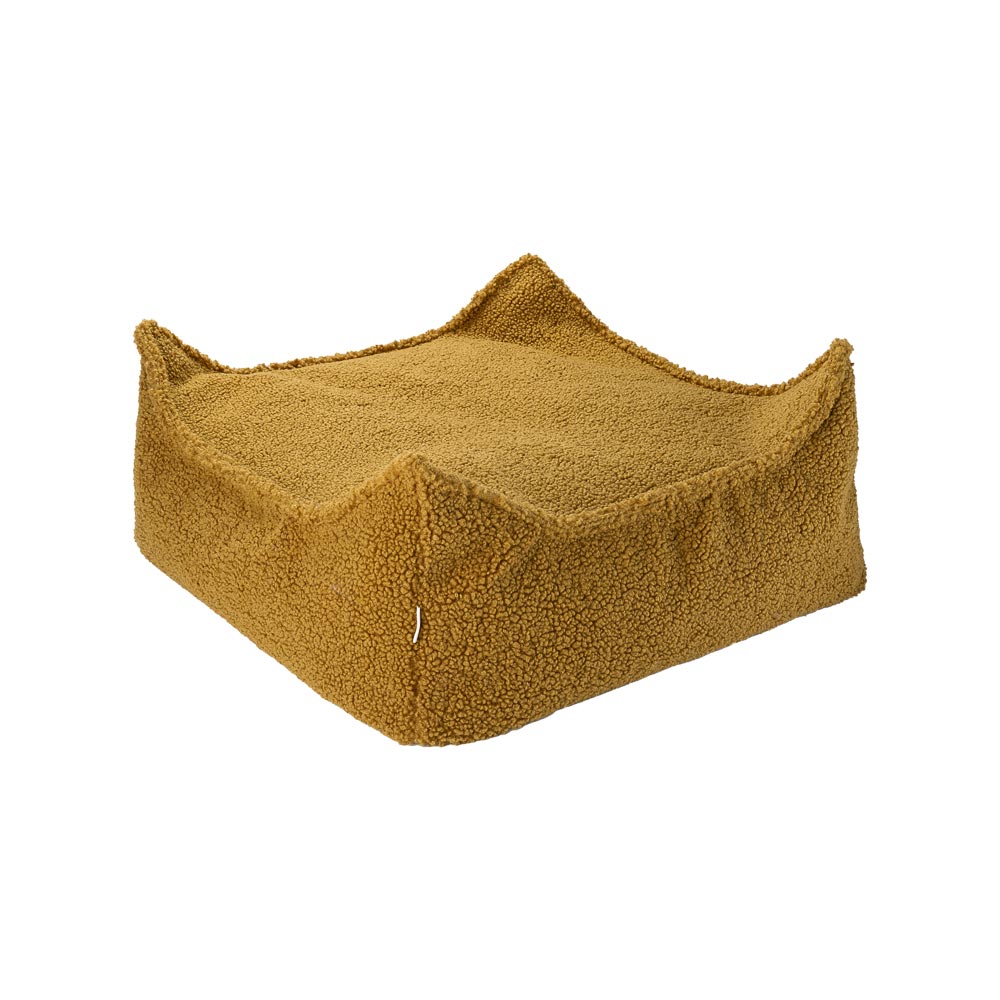 Bodenkissen aus Teddy-Stoff