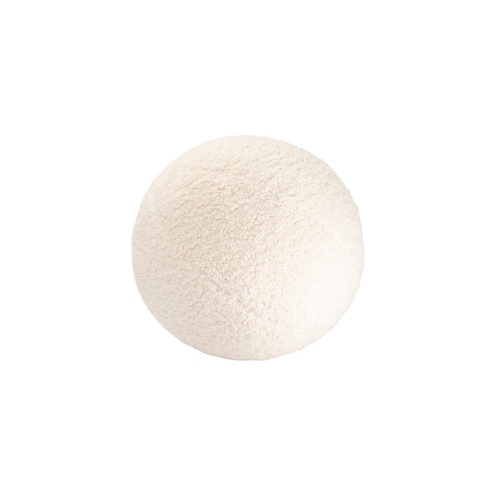 Ball Kissen aus Teddy-Stoff