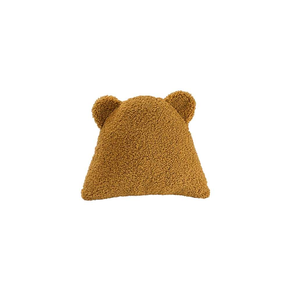 Bär Kissen aus Teddy-Stoff