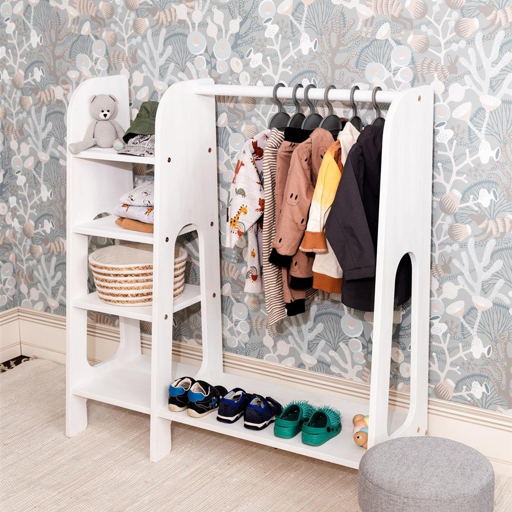 Montessori Kinderkleiderschrank & Garderobe Luna