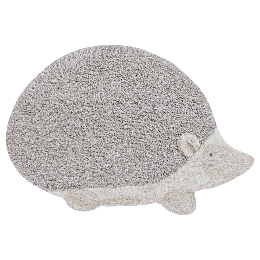Baumwollteppich Igel, maschinenwaschbar