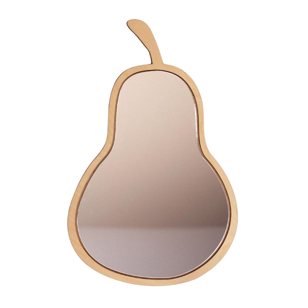 Dekorativer Wandspiegel Birne