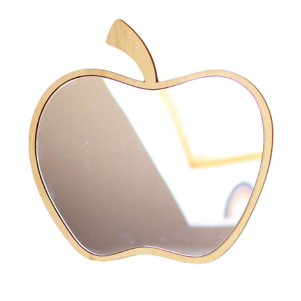 Dekorativer Wandspiegel Apfel