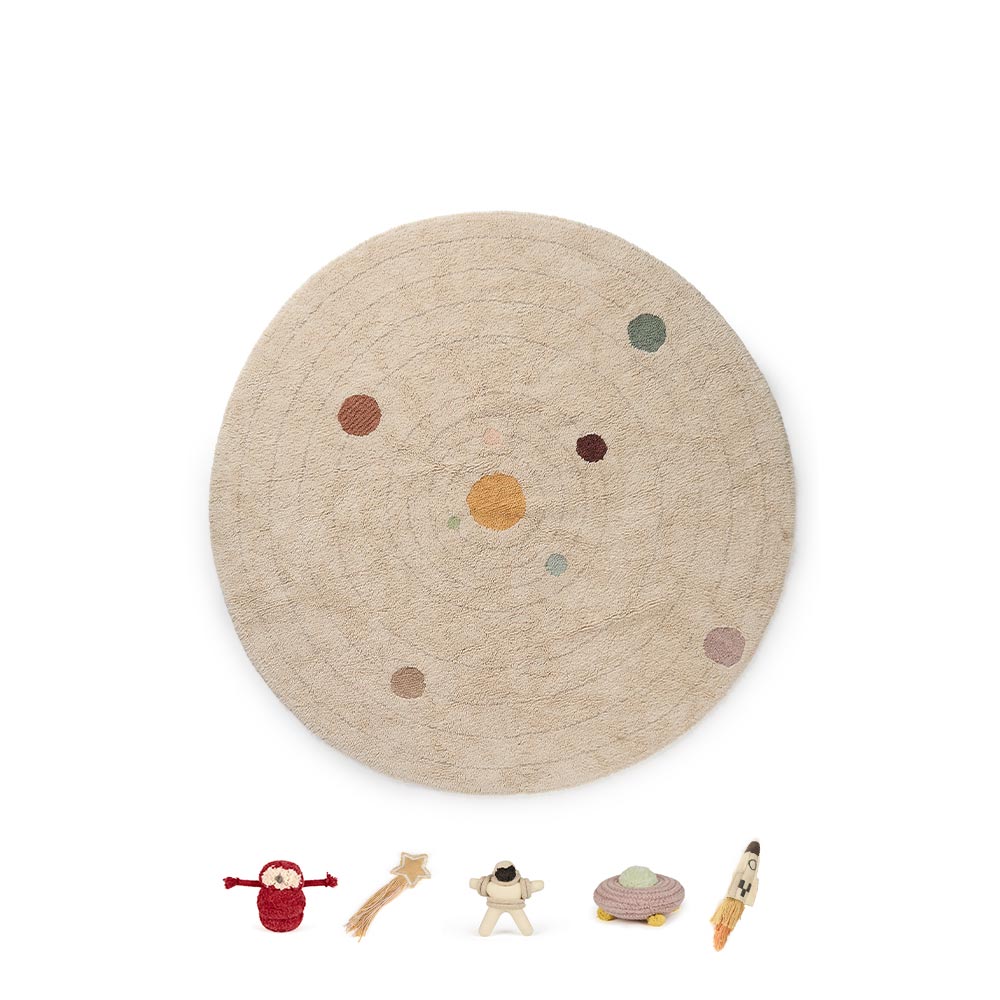 Spielteppich Sonnensystem 150 cm, maschinenwaschbar