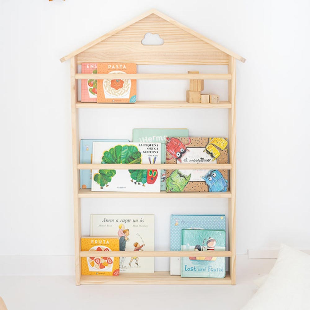 Montessori Bücherregal Wolkenbibliothek