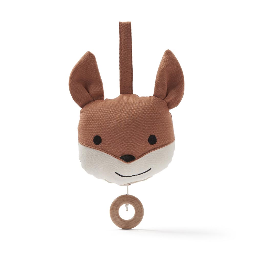 Spieluhr Waldtiere Edwin, Bio-Baumwolle & Ahorn