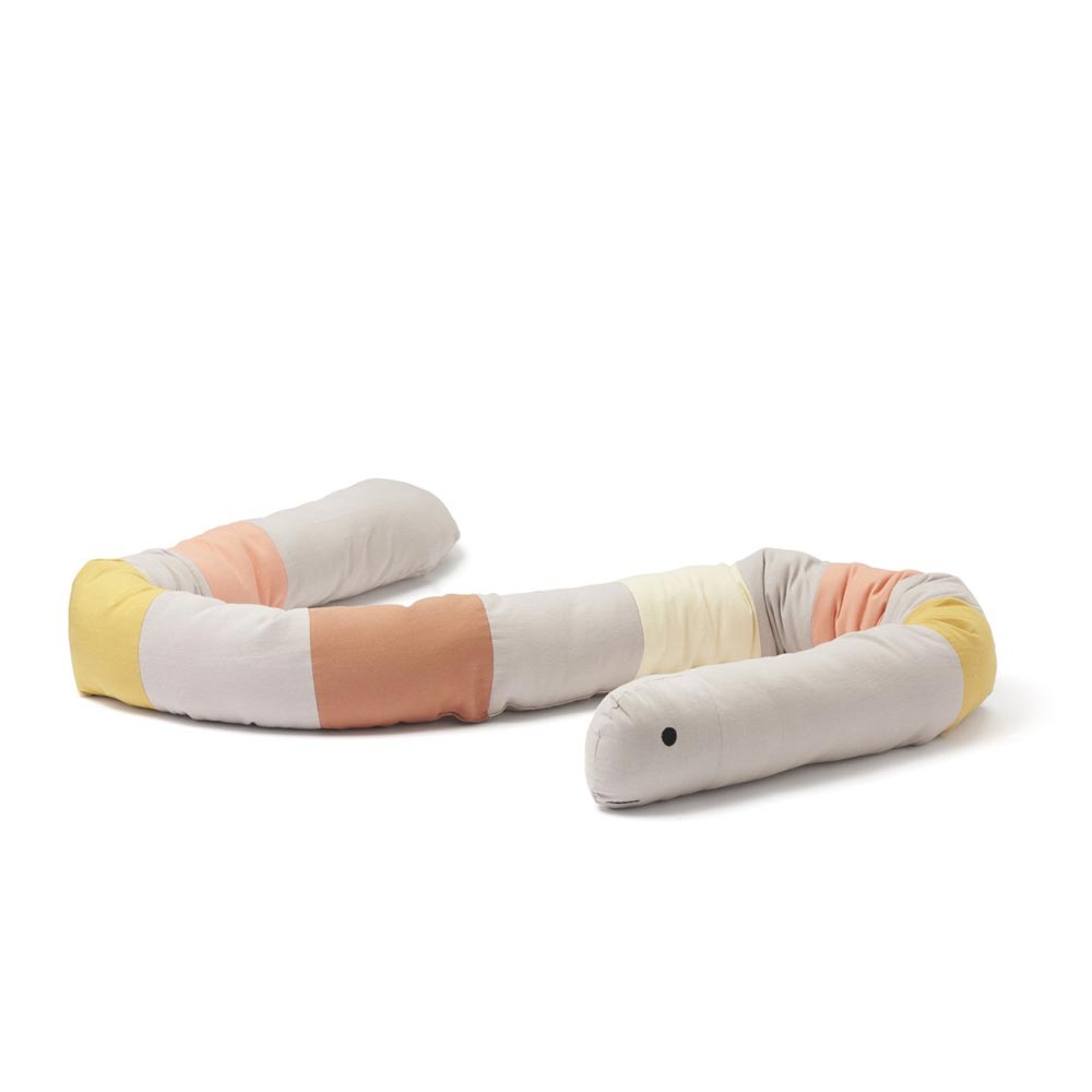 Bettschlange Edwin 200 cm, Bio-Baumwolle