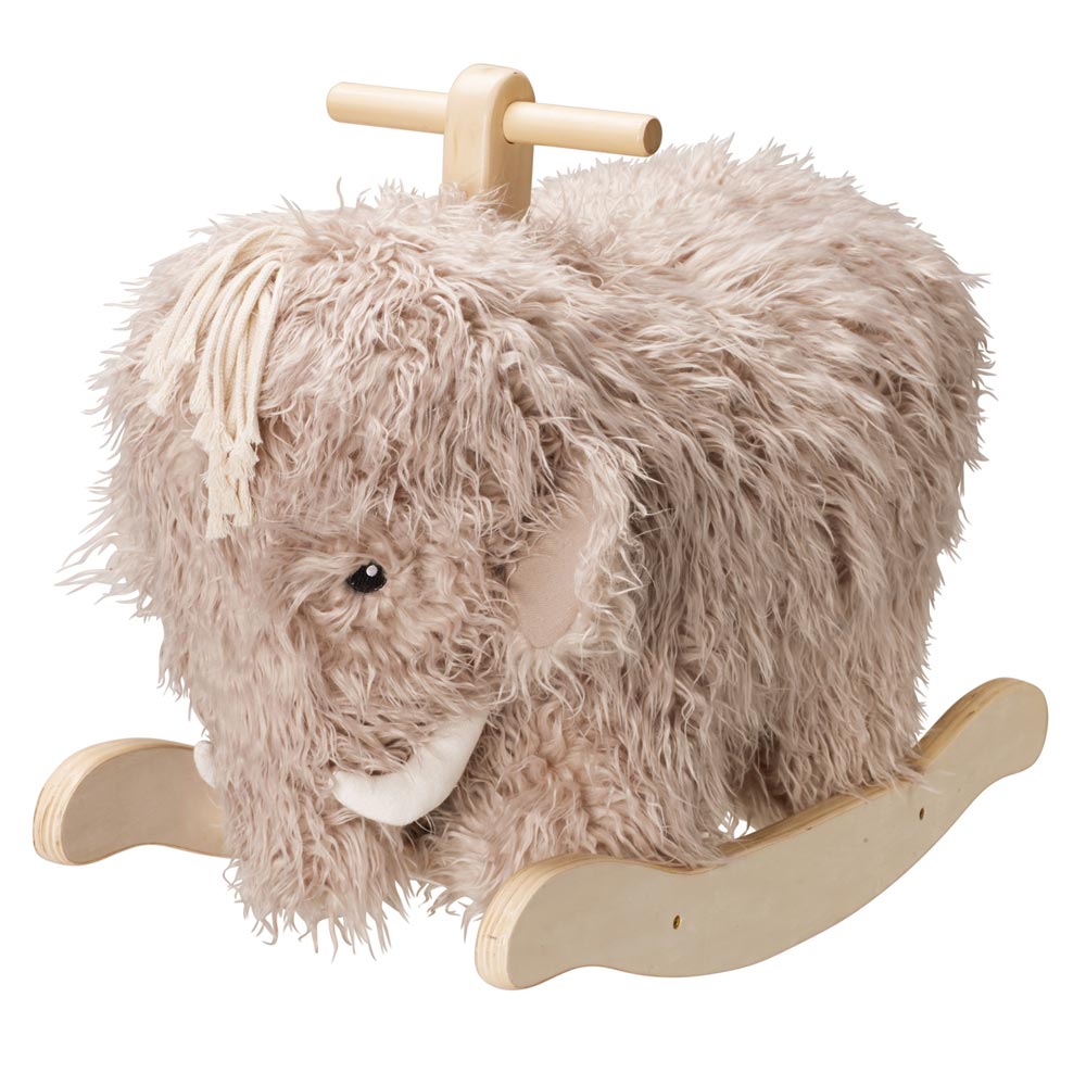 Schaukeltier Mammut, Baumwolle
