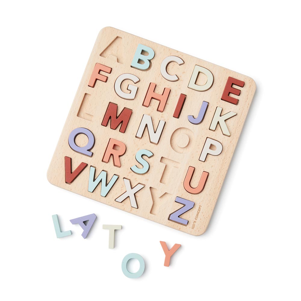Puzzle-Alphabet Lernspielzeug aus Holz