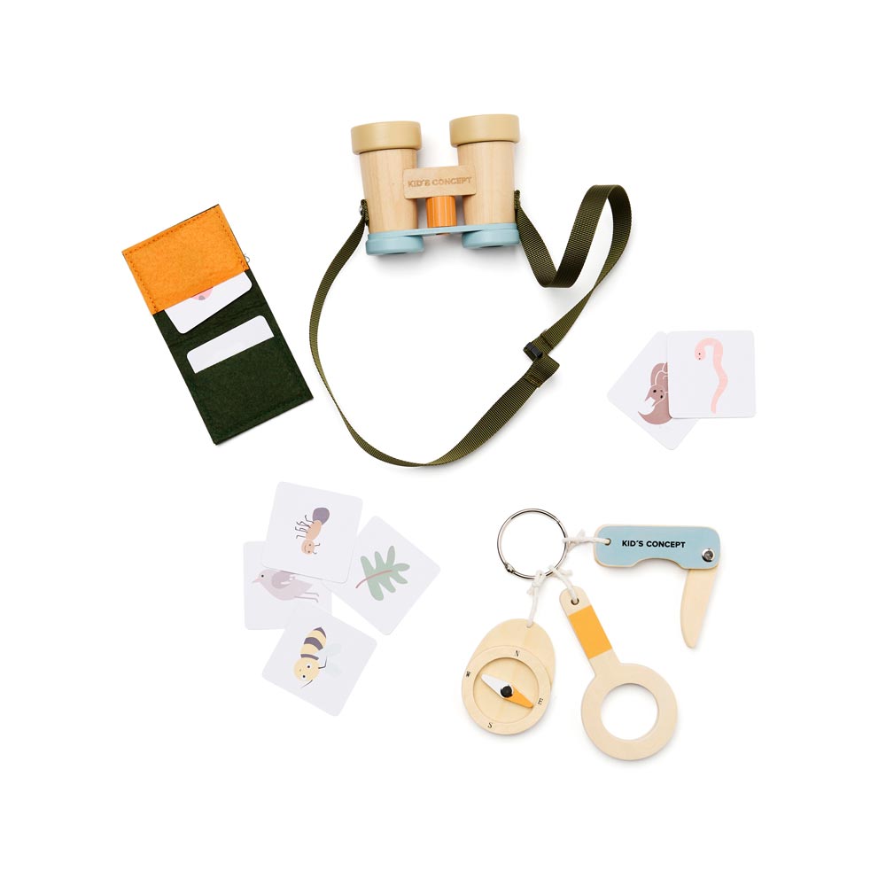 Naturforscher-Spielset aus Holz