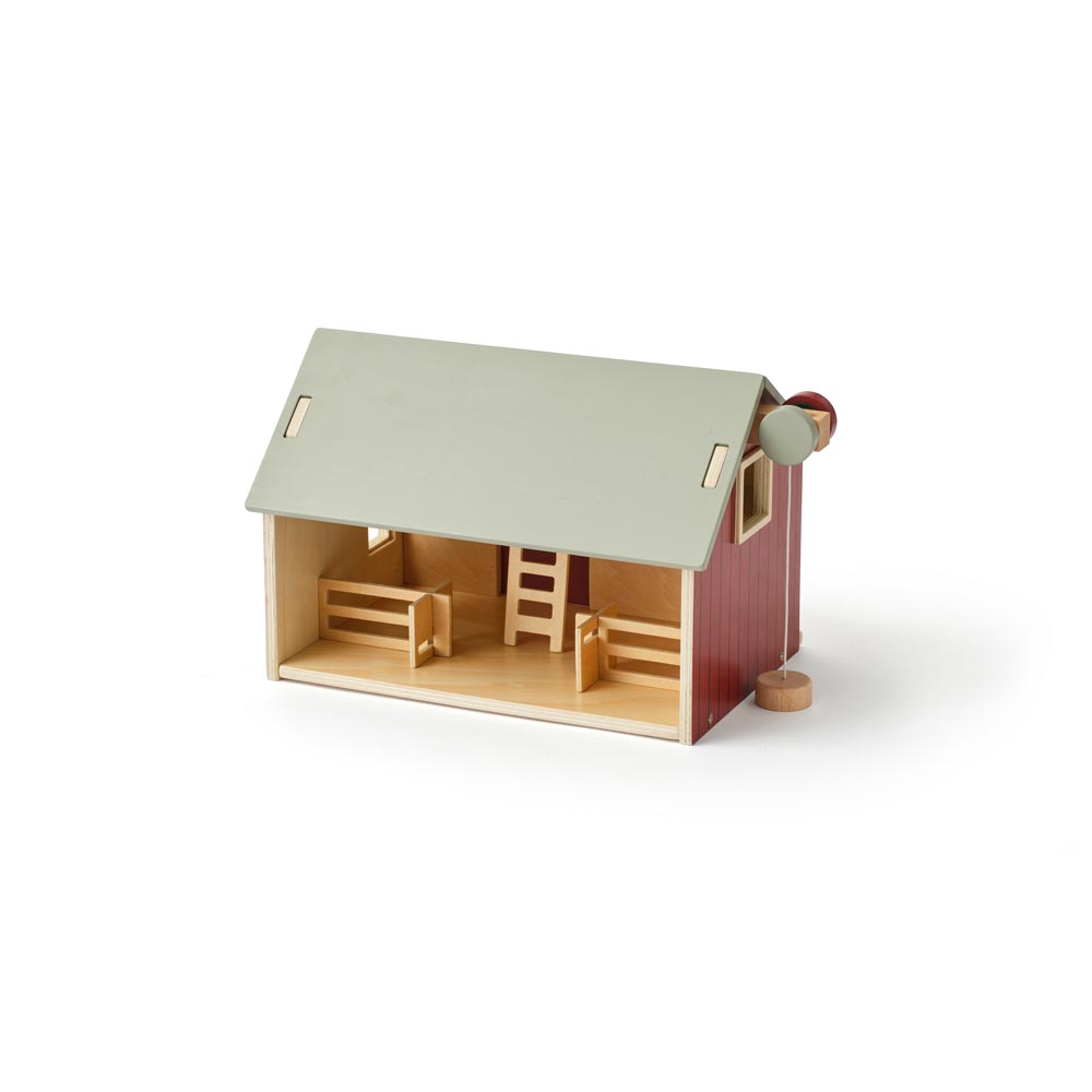 Bauernhof-Spielset aus Holz