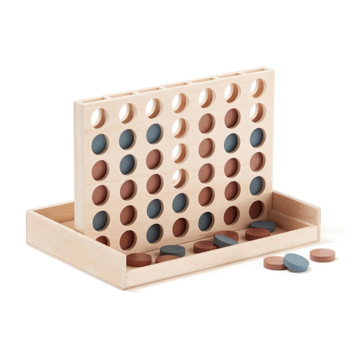 Vier gewinnt aus Holz