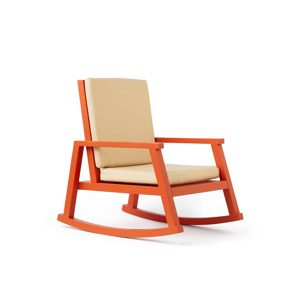 Kinder-Schaukelstuhl aus Holz