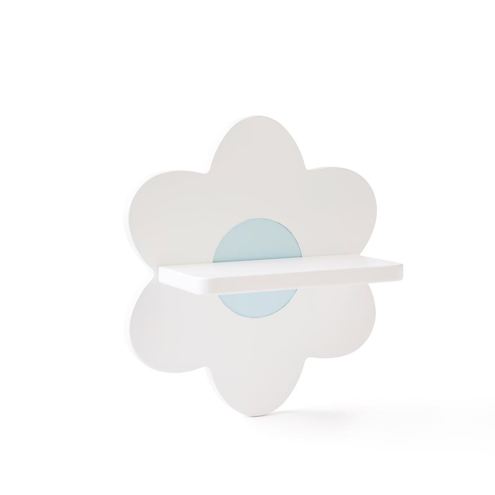 Regalbrett Blume aus Holz