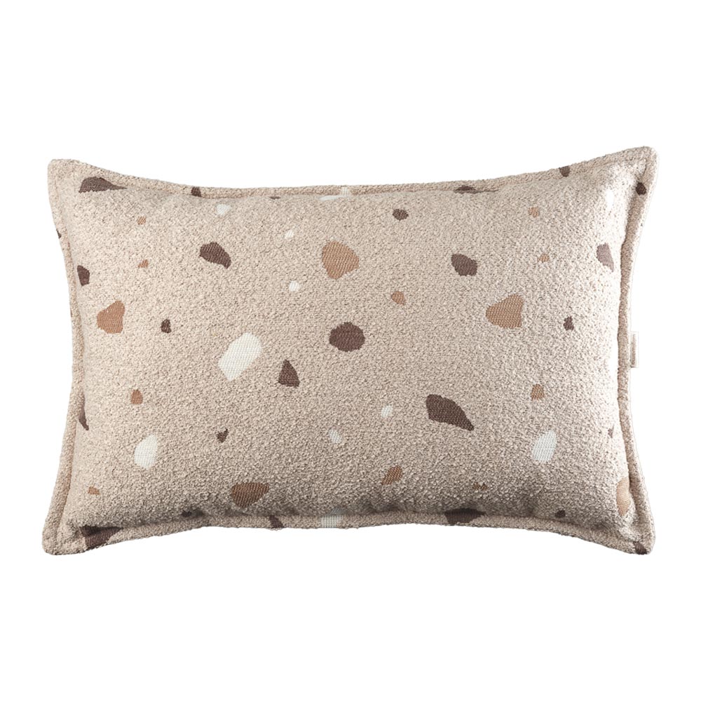 Kissen Bolster im Terrazzo Design