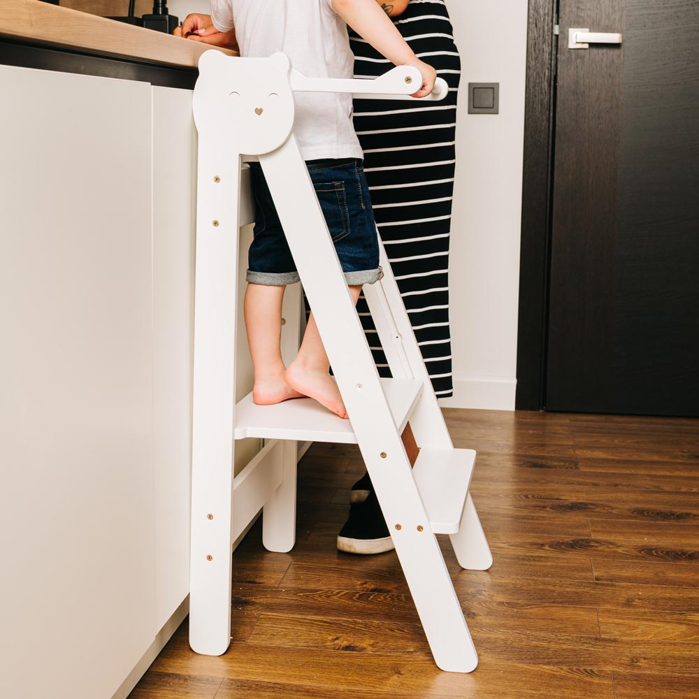 Lernturm klappbar, zusammenklappbar & höhenverstellbar