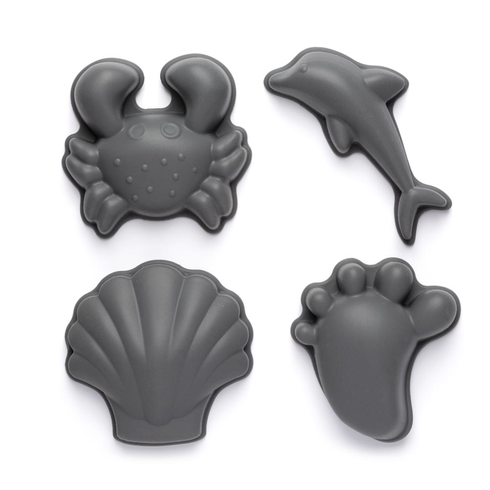 Sandspielset 4 Sandförmchen aus Silikon