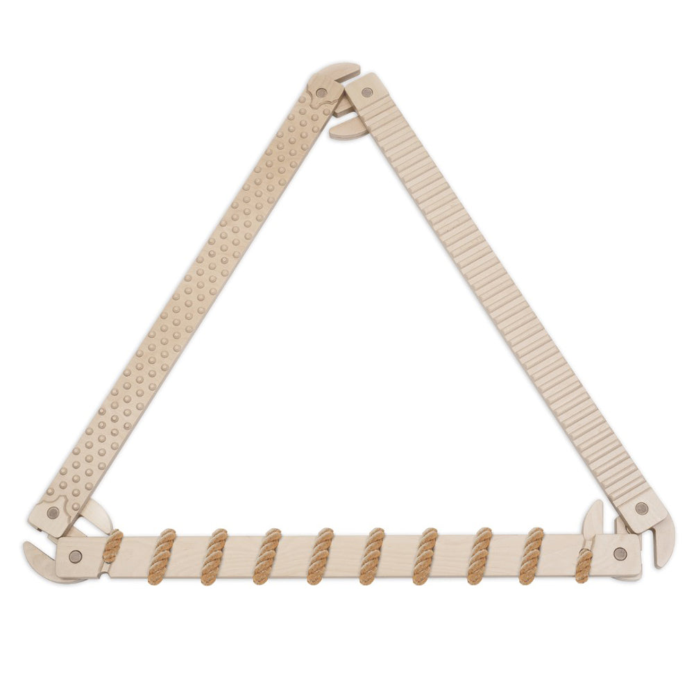 Schwebebalken Set 3-teilig, Balancierset mit Juteseil, je 115 cm
