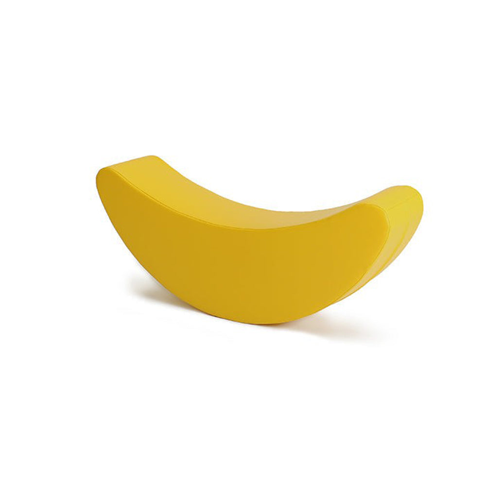 Softblock Schaukel Banane Motorikspielzeug, Gelb