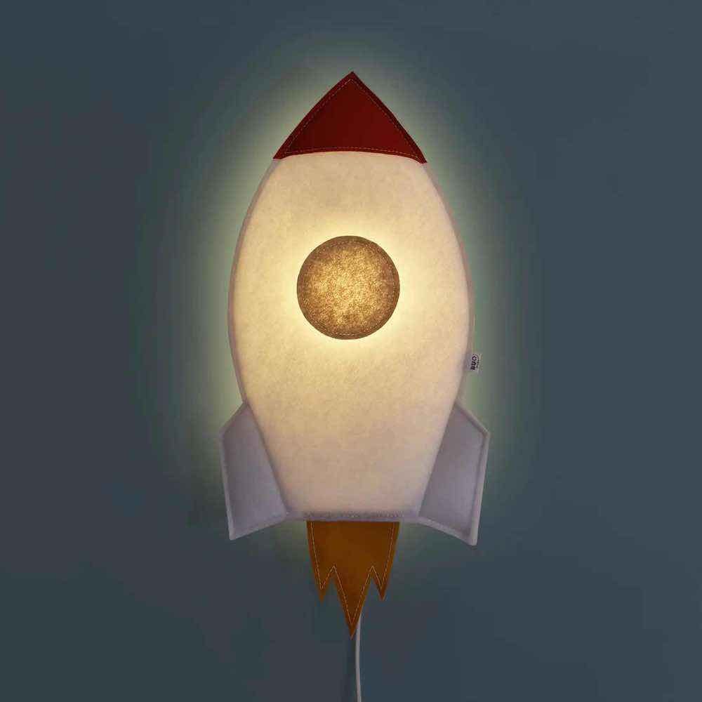 Wandlampe Kinderzimmer Rakete