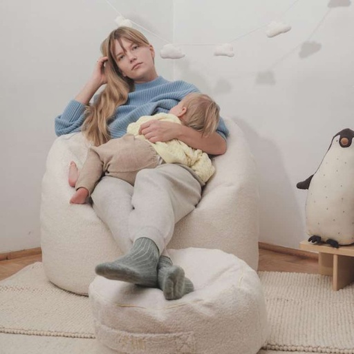 Sitzsack Plushy aus Plüschstoff