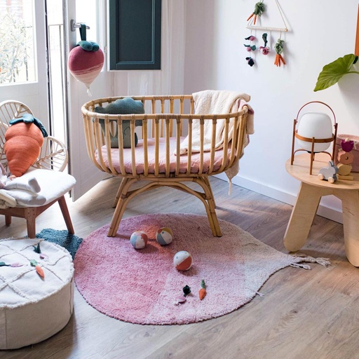 [KDS101358] Kinderteppich Radieschen 100 x 150 cm, maschinenwaschbar