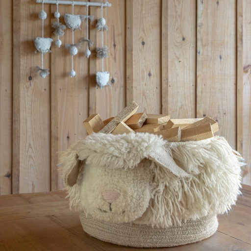 [KDS101402] Aufbewahrungskorb Pink Nose Sheep