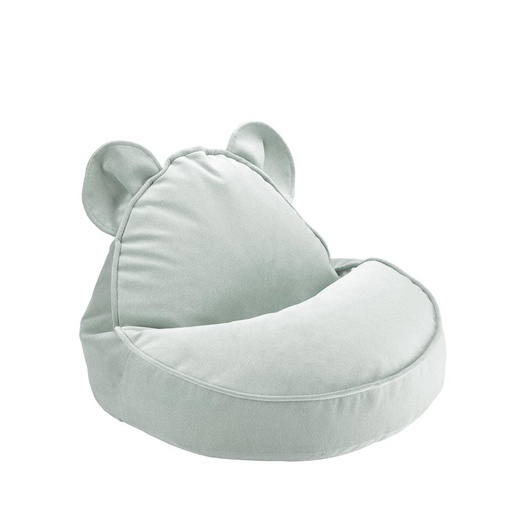 Bär-Beanbag aus Samt