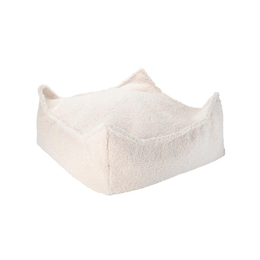 Bodenkissen aus Teddy-Stoff