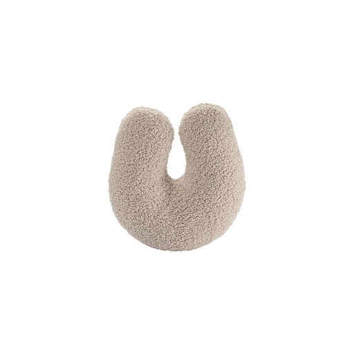 U Kissen aus Teddy-Stoff