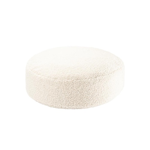 Bodenkissen Pouf aus Teddy-Stoff