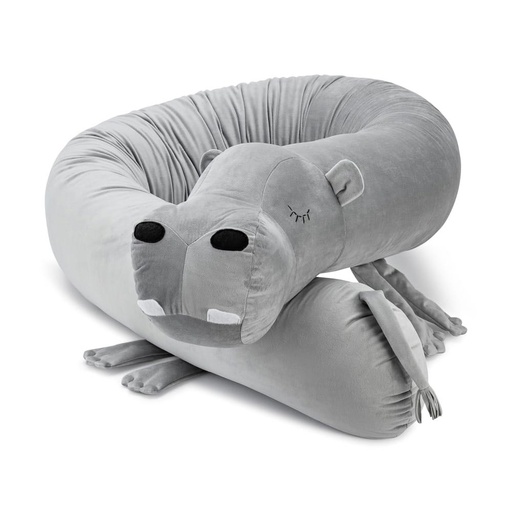[KDS101442] Bettschlange & Spielkissen Pippo das Hippo
