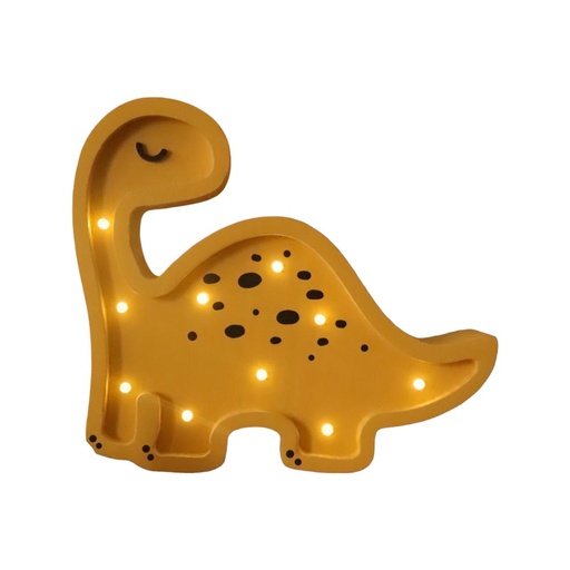 Mini LED Nachtlicht Dino aus Holz, dimmbar