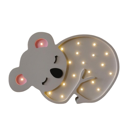 [KDS101826] LED Nachtlicht Koala aus Holz, dimmbar