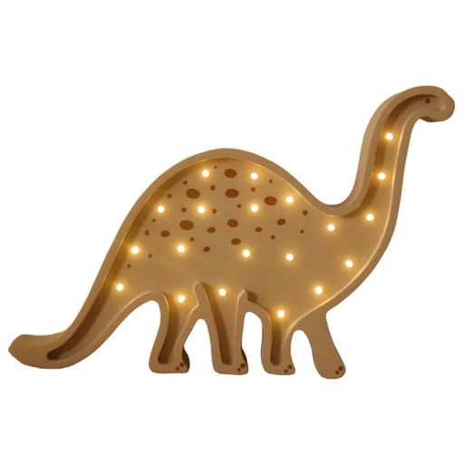 LED Nachtlicht Dino aus Holz, dimmbar