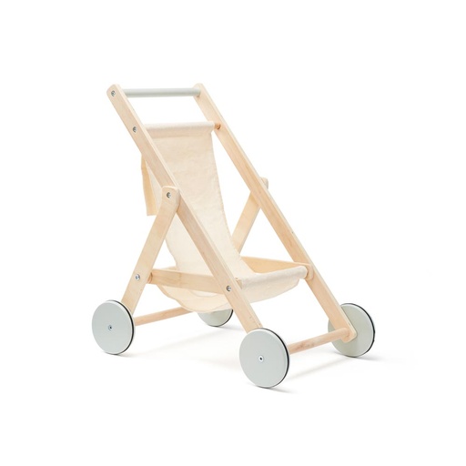 [KDS102191] Puppenbuggy aus Holz & Baumwolle
