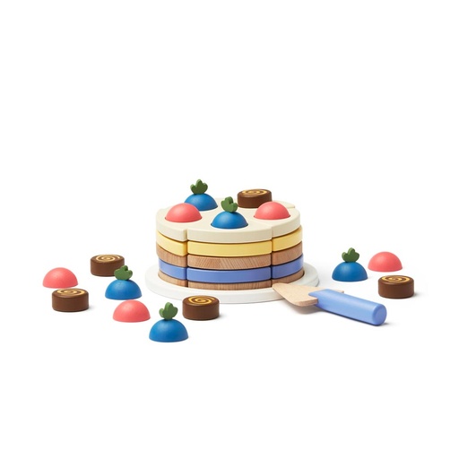 [KDS102145] Schichtkuchen-Set für Kinderküchen, Holz