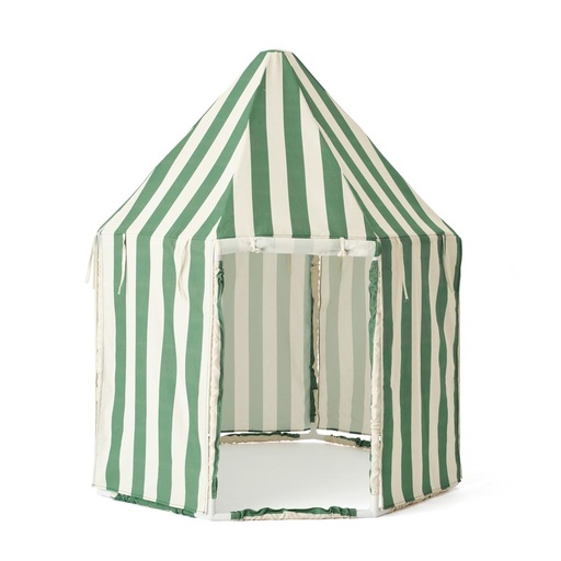 [KDS102093] Spielzelt Pavillon gestreift mit Baumwollbezug