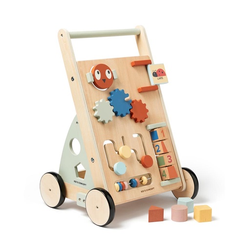 [KDS102090] 2in1 Motorik- & Lauflernwagen aus Holz