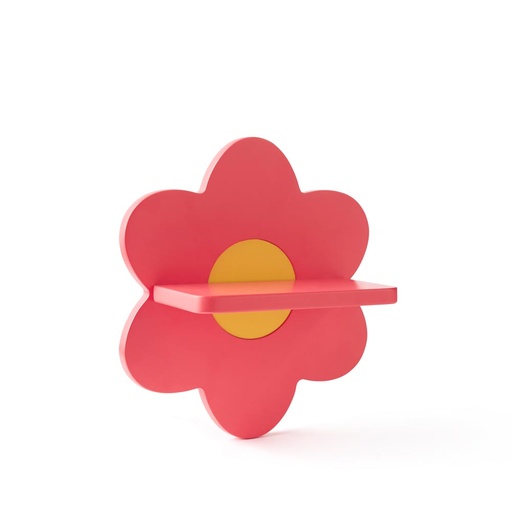 Regalbrett Blume aus Holz